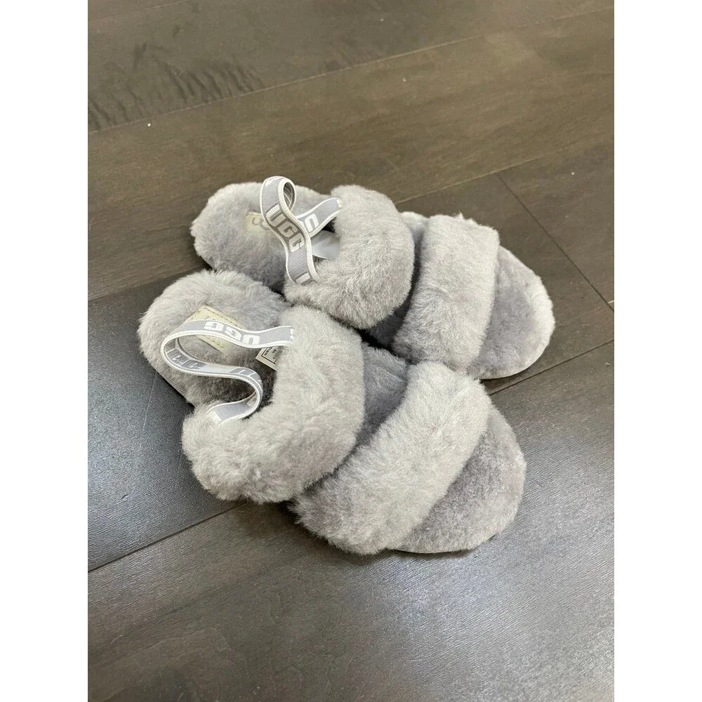 UGG Oh Yeah Slide Kids’ 12 Grey